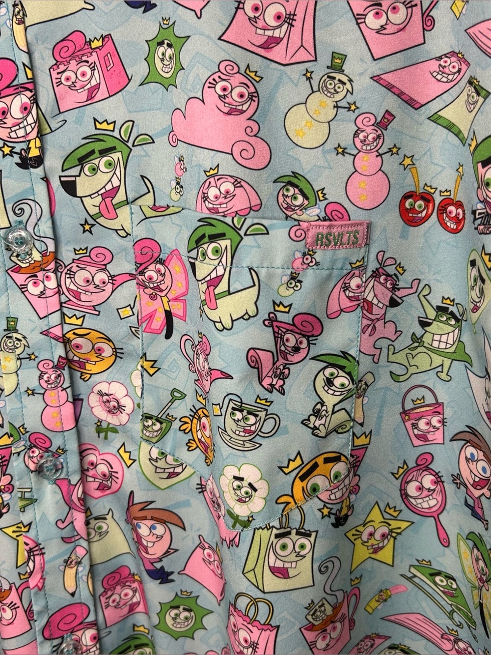 RSVLTS "Wands & Wings" KUNUFLEX shirt The Fairly Oddparents Size 2XL - Picture 2 of 4